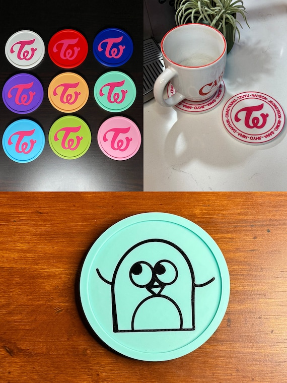 TWICEコースター TWICE Themed Drink Coasters - Elevate Your Sipping Experience