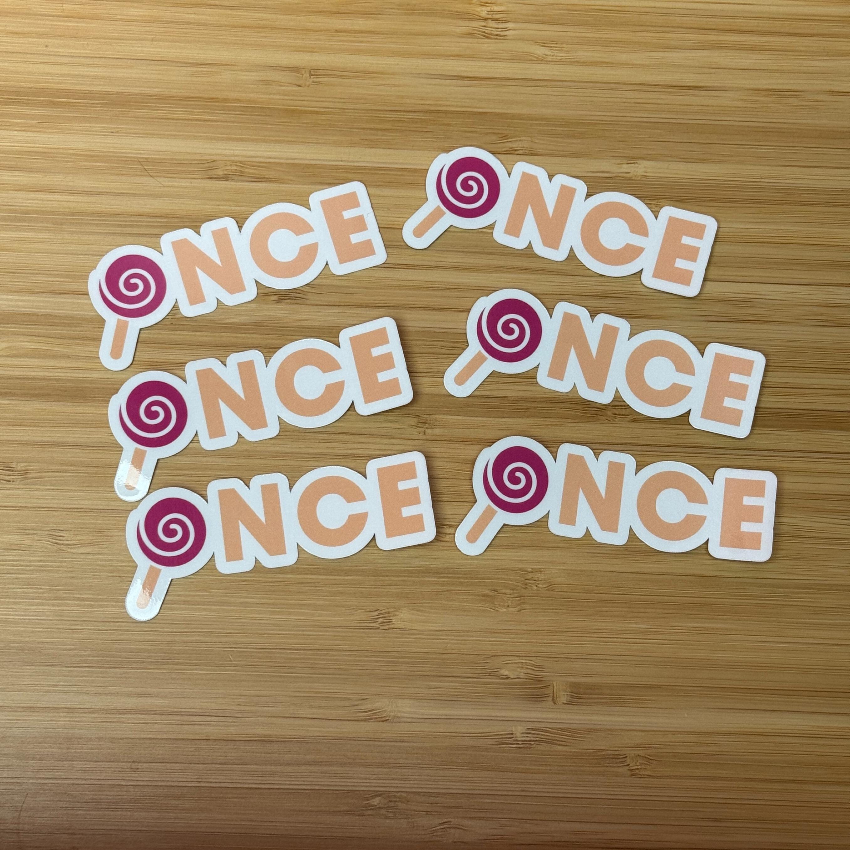 ONCE Logo Sticker – 3 Inch Waterproof Vinyl Decal for TWICE Fans