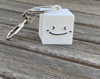 Adorable TWICE Dahyun Tofu Keychain: Spread Happiness with This Cute Cube Charm