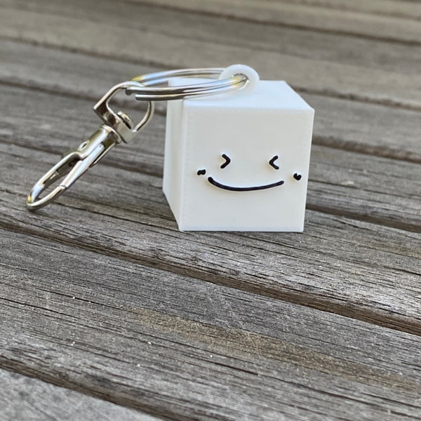 Adorable TWICE Dahyun Tofu Keychain: Spread Happiness with This Cute Cube Charm