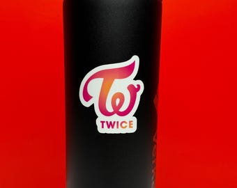 Twice Kpop Colorful Logo Sticker | 2 Inch Waterproof Vinyl Decal for Laptop, Water Bottle, Journal, Scrapbook, ONCE Gift