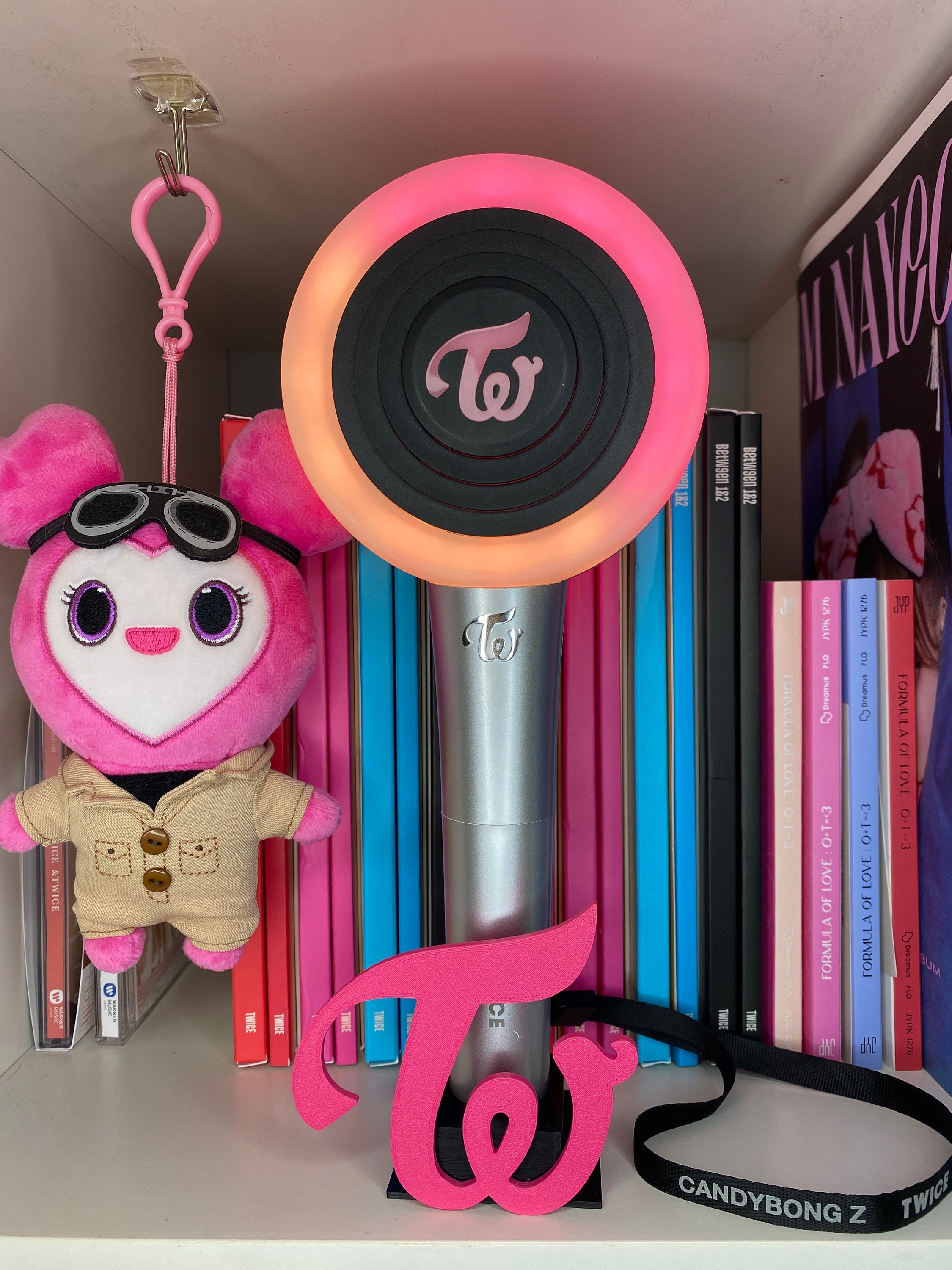 TWICE OFFICIAL LIGHTSTICK CANDYBONG Z KEYRING – Kpop USA