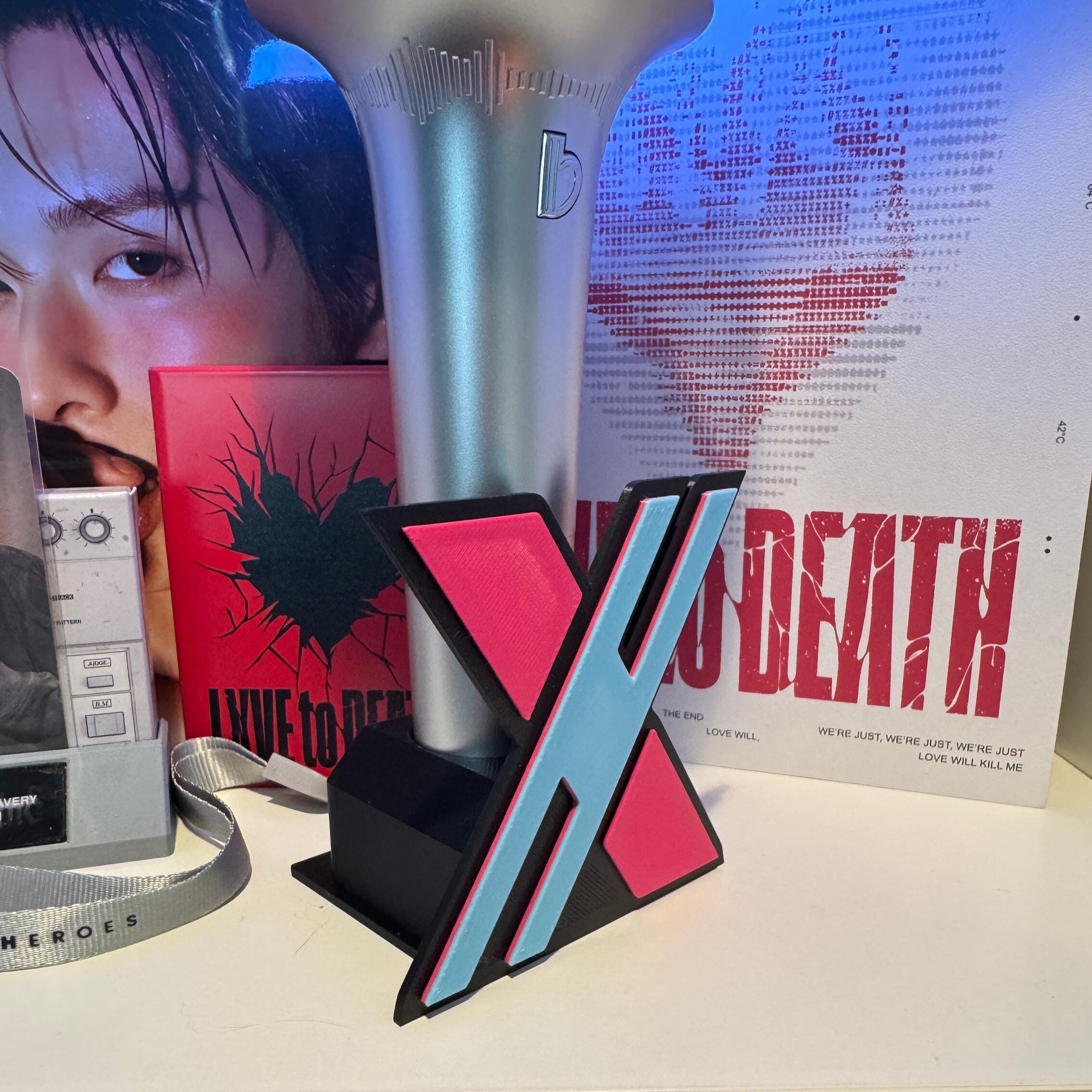 Xdinary Heroes Lightstick Stand - Kpop Light Stick Holder, Desk