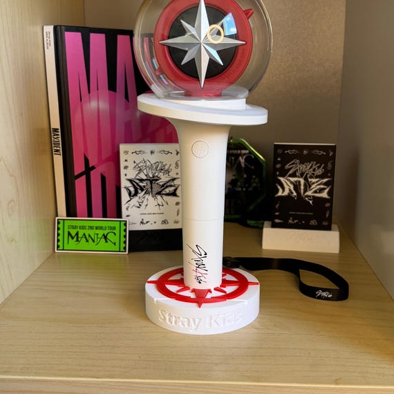 Nachimbong Stand With Card Slot and Battery Holder for Stray Kids