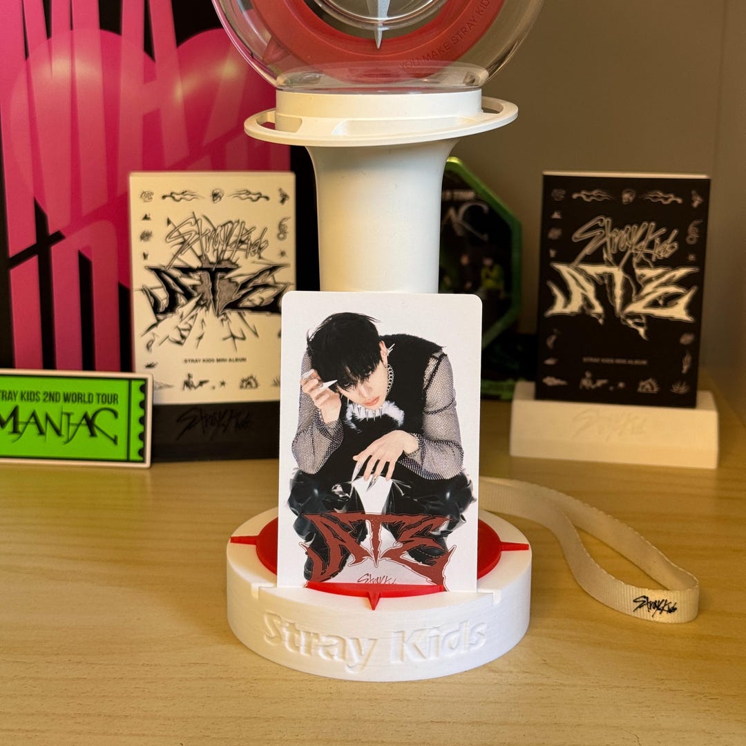 Stray Kids Light Stick Stand | Nachimbong Stand With Card Slot and Battery Holder | Kpop Concert Accessory & Display Gift for STAY - Etsy