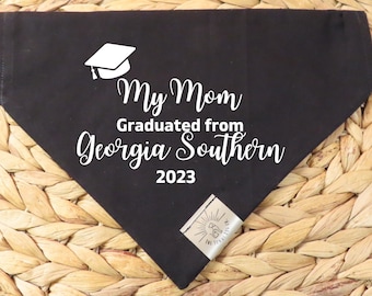 Over the Collar Dog Bandana-Graduation Bandana-Pesonalized School Graduation 2023-Grad Gift-Personalized Dog Bandana-Customized Dog Bandana