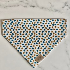 Over the Collar Dog Bandana-Jacksonville Jaguars-Personalized Dog Bandana-Customized Dog Bandana-Dog Gift-NFL Dog Bandana-Football Bandana