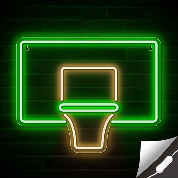 Basketball Hoop Neon Sign for Basketball Players/ Fans Etsy