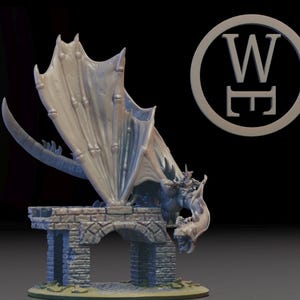 Morghei Witch Emperor on Alpha Arcteroptix (10mm Warmaster)