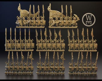Morghei Eastern Dragon Mercenaries (10mm Warmaster)