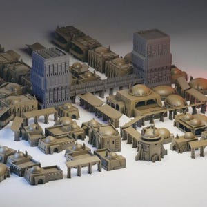 Sci Fi Desert Buildings (Epic 6mm)