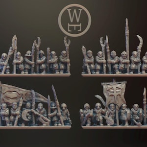 Morghei  Orc Rabble (10mm Warmaster)
