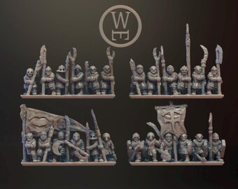 Morghei  Orc Rabble (10mm Warmaster)