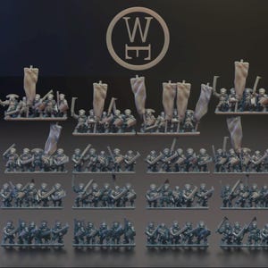 White Hand Khoru-kai Swordsman (10mm Warmaster)