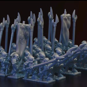 White Hand Khoru-kai Pikemen (10mm Warmaster)
