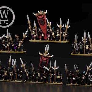 Kabiliat Aljanubi Tribesmen (10mm Warmaster)