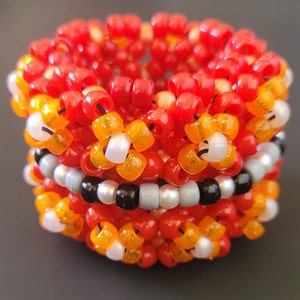 Embers to Ashes Rotating Kandi Cuff