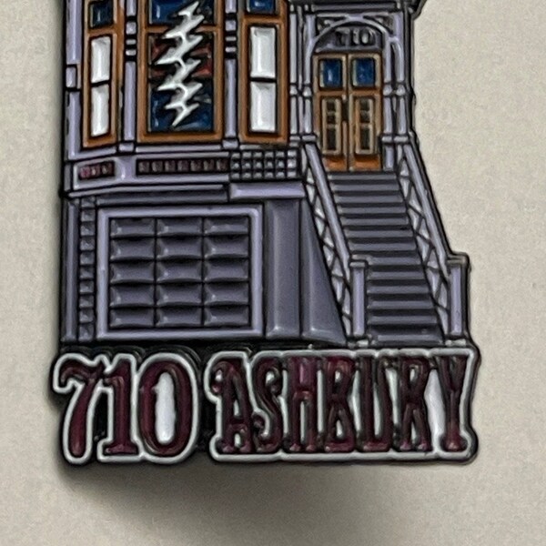 710 Ashbury Lapel Pin Commemorative Pin Celebrating the Legendary San Francisco House of the Grateful Dead!