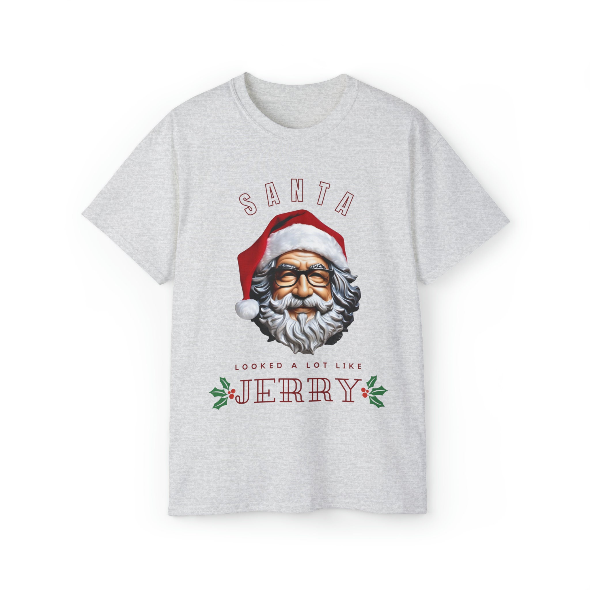 Grateful Dead, Jerry Garcia, Christmas, Santa, Funny Tee Shirt - Etsy