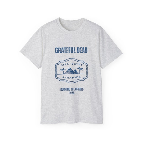 Grateful Dead Concert Tee, Jerry Garcia T-Shirt, Vintage Style Concert Shirt, Deadhead, Shakedown Street