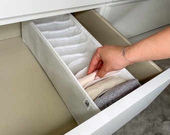 Organizer for clothes in drawers with sturdy sides Organize baby clothes  suitable dimensions for IKEA MALM and HEMNES changing table