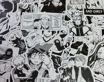 anime stickers etsy