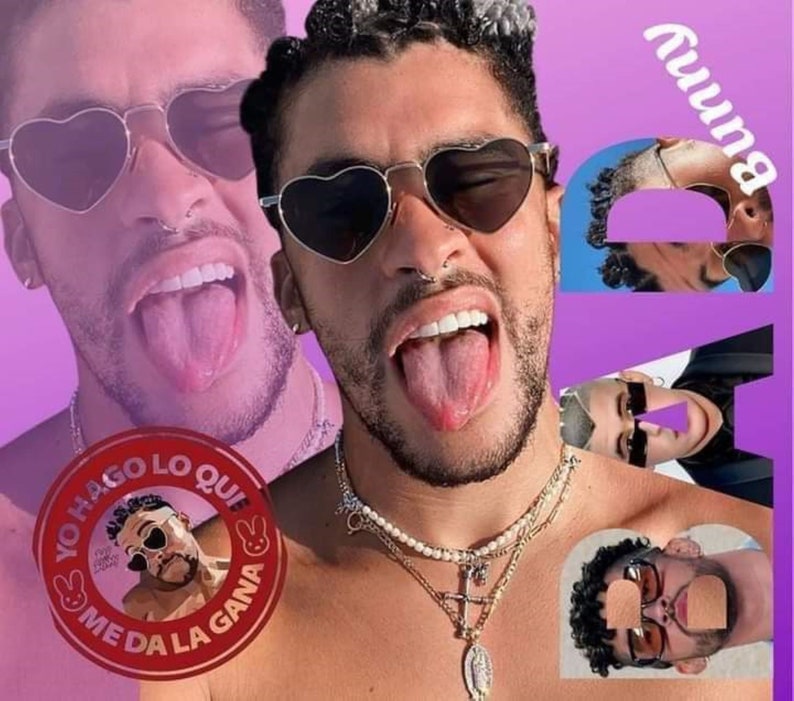 Bad Bunny Tumbler Wrap Etsy