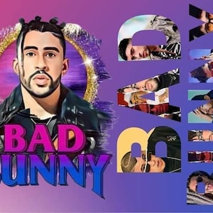Bad Bunny Tumbler Wrap