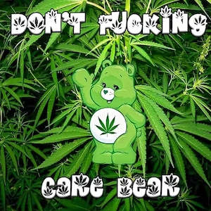 Care Bear Weed Tumbler Wrap
