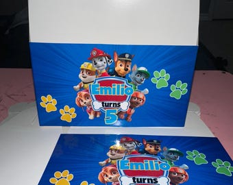 Caja de fiesta de Paw Patrol