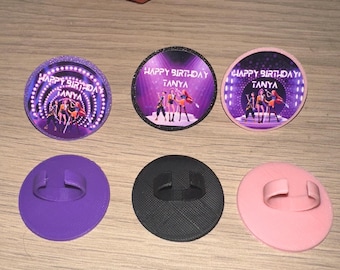 Anillos de cupcakes de Kpop Demon Hunter Huntrix. ¡PIDE UN ANILLO!