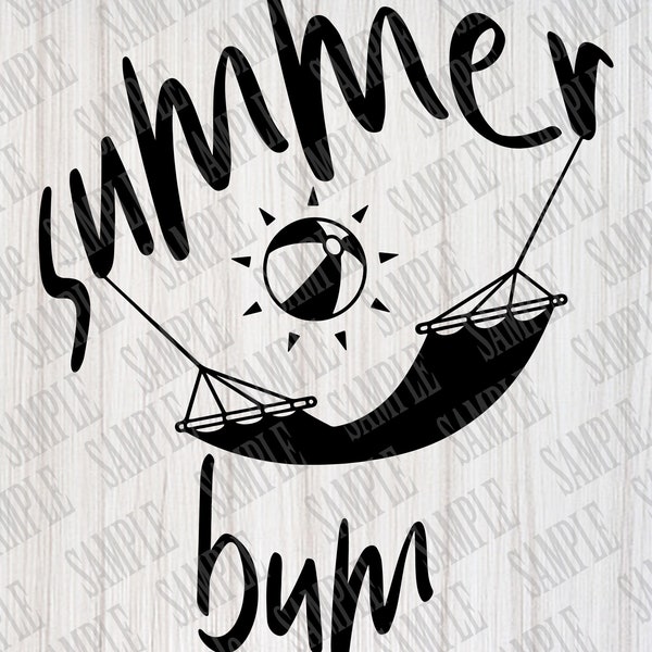 Summer Bum png, jpeg, svg, eps