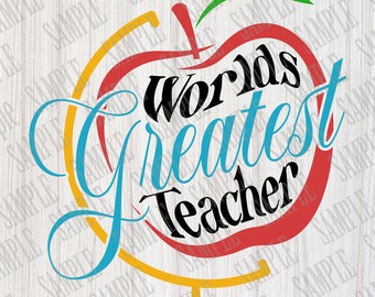 Worlds Greatest Teacher svg, png, jpeg, eps, psd
