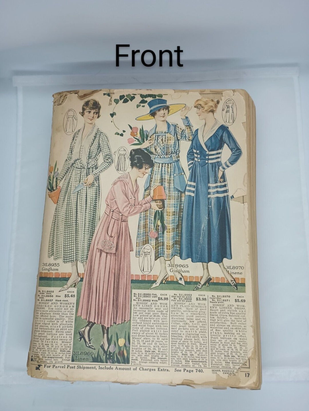 Original 1918 Sears Catalog 136 Etsy