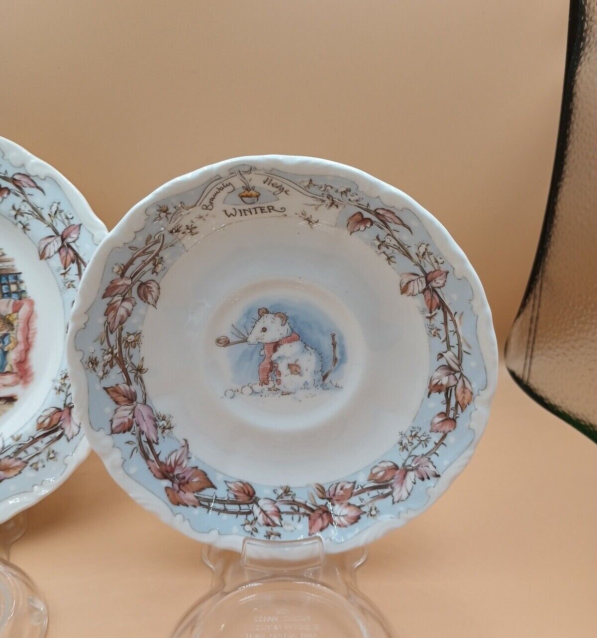 Royal Doulton Winter Brambly Hedge Trio Tea Cup Saucer & Plate Set Jill