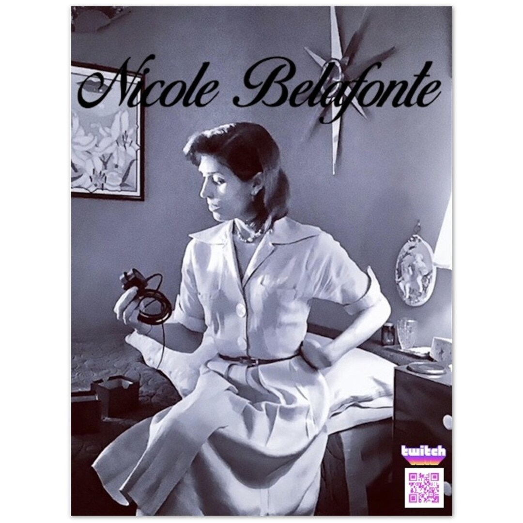 Nicole Belafonte glossy Paper Poster - Etsy UK