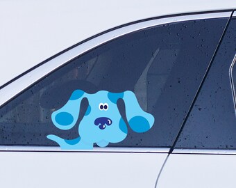 Blues Clues Peeker Sticker | Outdoor Indoor Sticker Decal for Cars Vehicles Laptop Waterproof Weatherproof