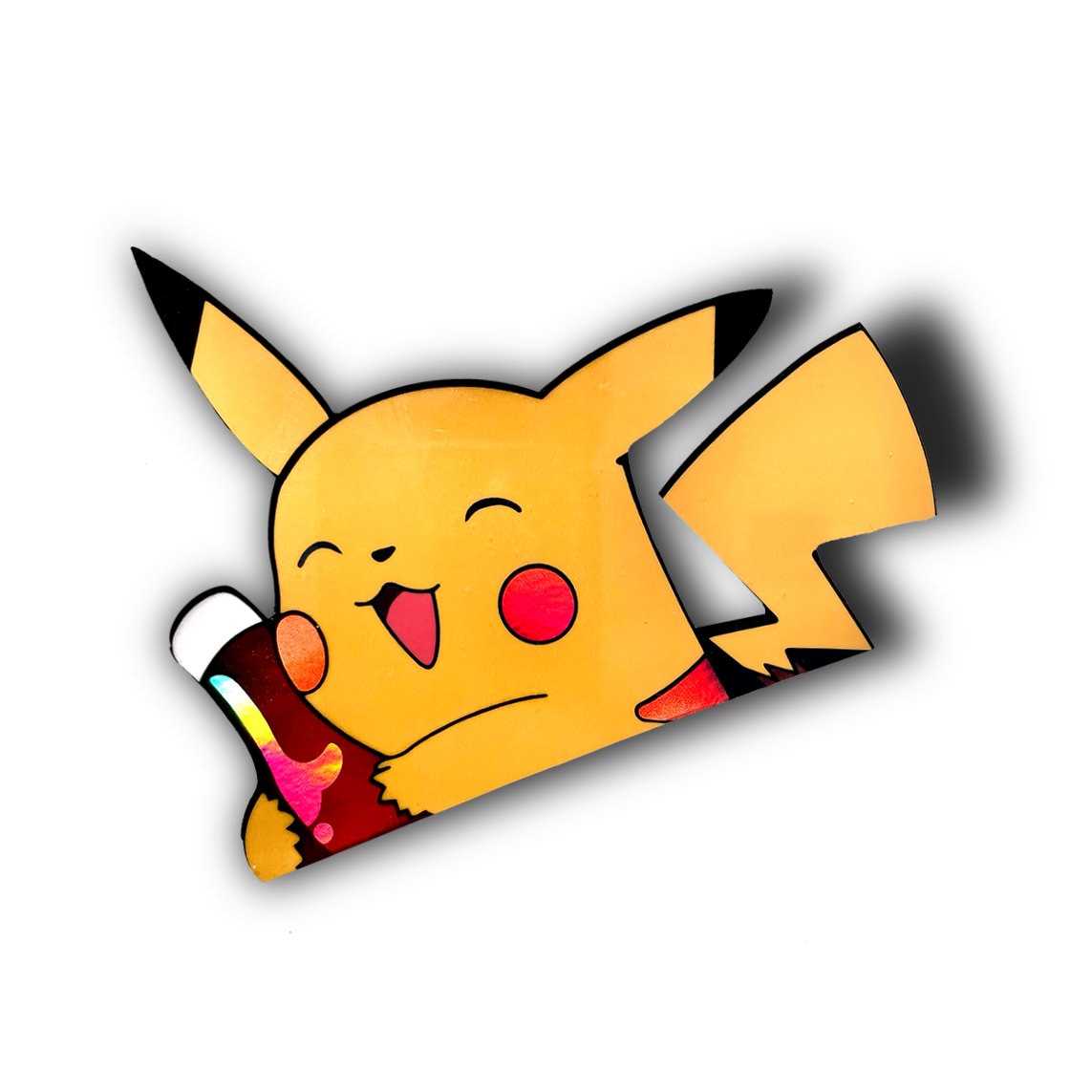 Pokemon Brave Pikachu Peeker Sticker
