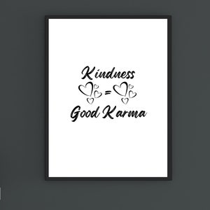 Kindness Art/ Be kind sign/ Encouraging quotes/ Choose kindness/ Love and kindness/ Quotes about life/ Law of attraction/ Kindness printable