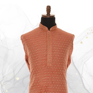Men&#39;s Readymade Kurta Pajama For Party Wear, Puja, Roka, Cocktail, Casual Gathering