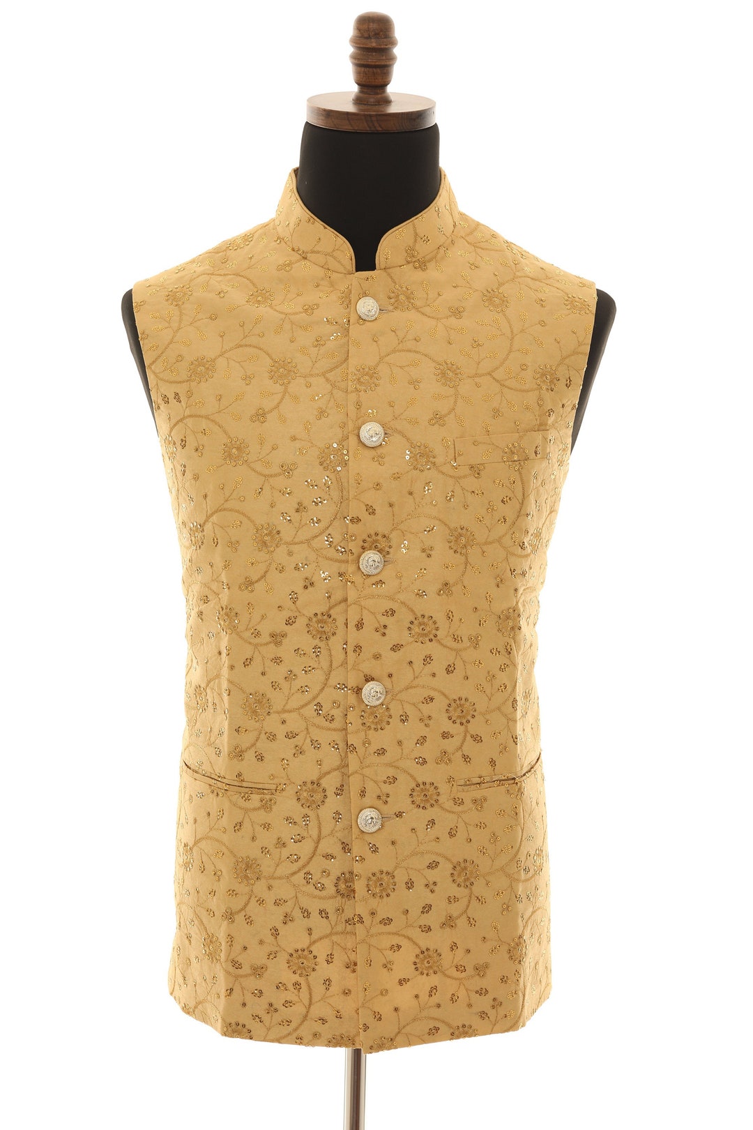 The Heritage Nehru Jacket - Beige