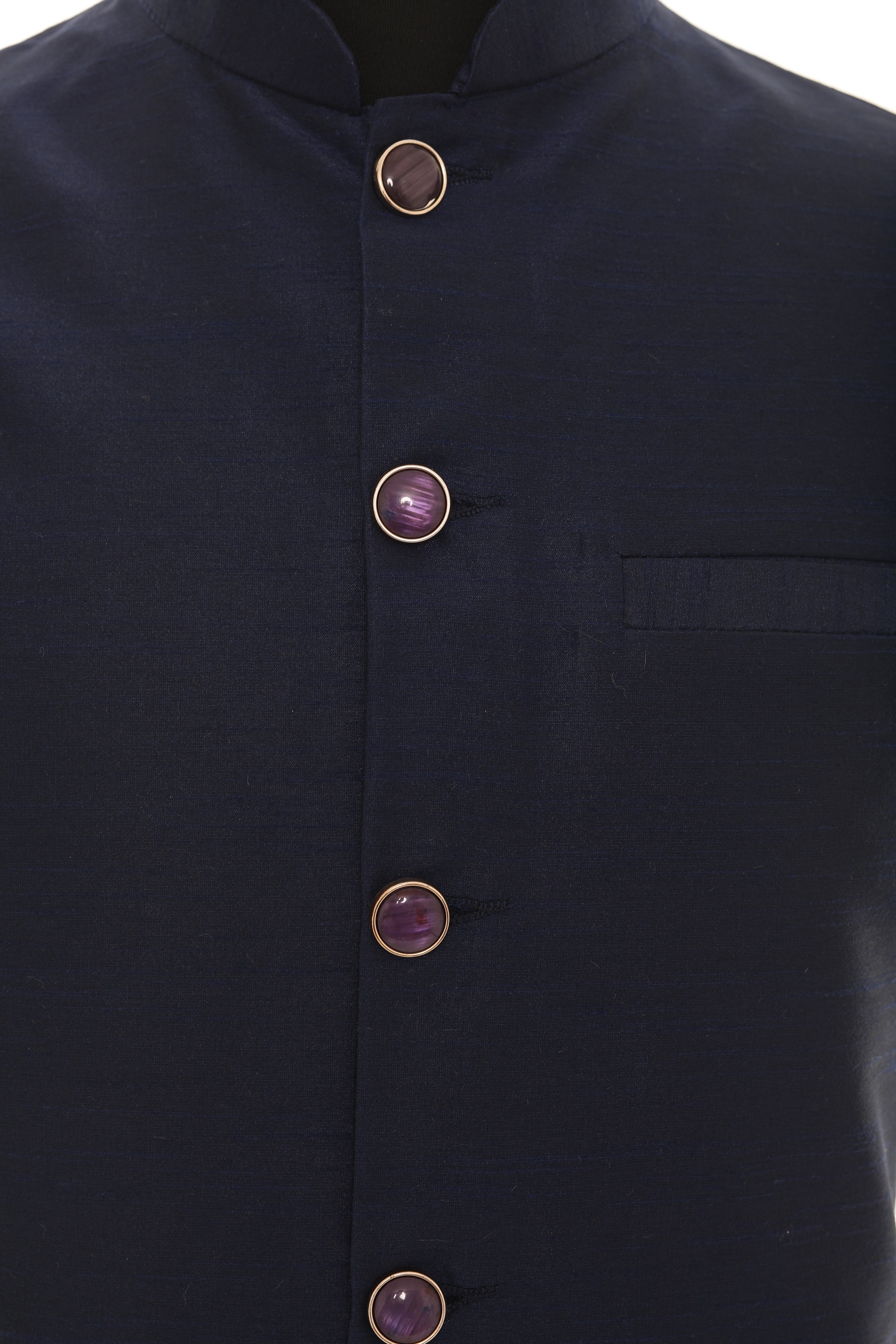 Men'S Blue Nehru Jacket