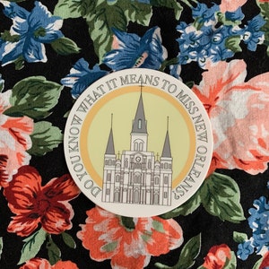 St Louis Cathedral New Orleans Sticker