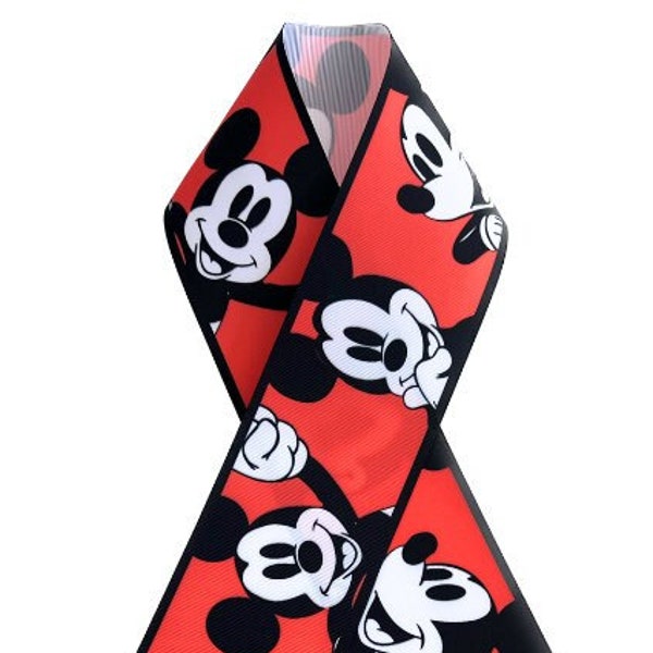 Mickey Mouse Wired Ribbon - Etsy