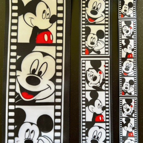 Mickey Mouse Wired Ribbon - Etsy
