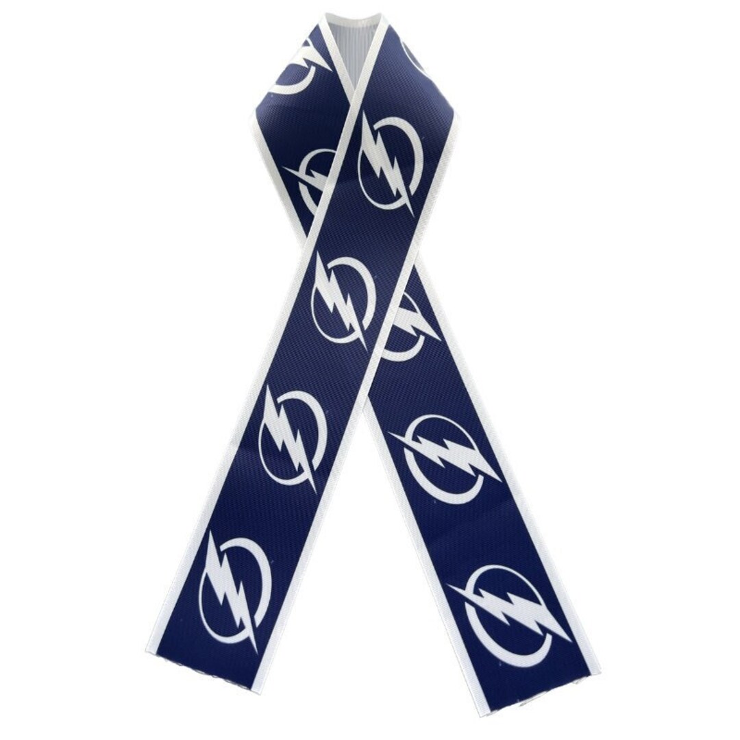 Lightning Hockey Blue Background Not Wired Multiple Sizes Printed ...