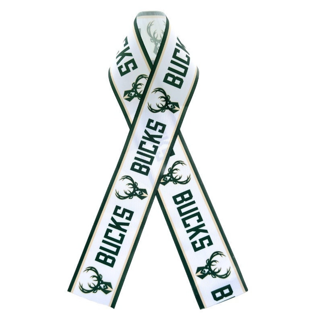 Green Bucks White Background 1 Yard Length on Grosgrain Etsy