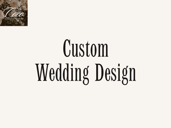 Custom Wedding Website Design