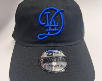 帽子 90s Los Angeles Dodgers Logo Cap Vintage Los Angeles Dodgers Hat Cap Fitted Mens 7 1/2 MLB