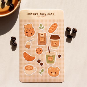 Mitsu's gezellige café | Stickervel berencafé